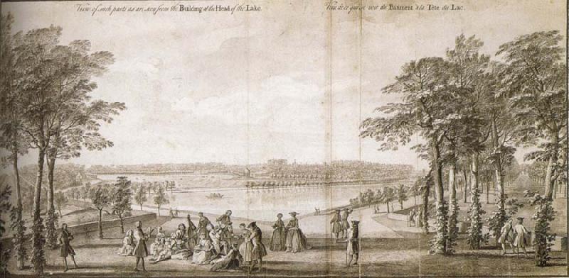 Jacques Rigaud View of such parts as are seen from the Building at the Head of the Lake oil painting picture
